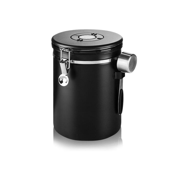 Kitchen Food Storage Container Coffee Bean Sugar Tea with Scoop S517-1 - Image 2