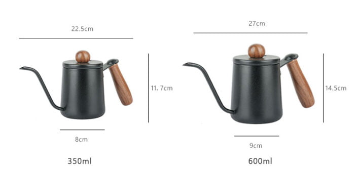 Pour Over Coffee Kettle Gooseneck Stainless Steel 350/600ml Tea Pot CH12012C - Image 8