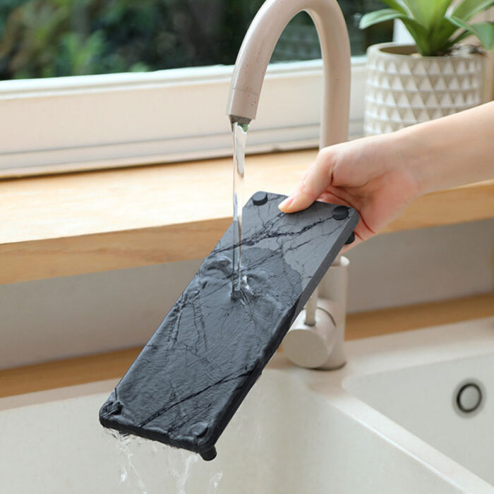 Fast Drying Diatomite Bathroom Trays, Marble, Soap Dish Holders, 1HP2121 - Image 6