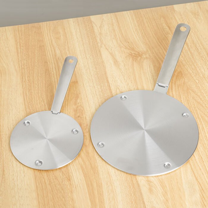 Stainless Steel Induction Converter Plate Heat Conduction Plate Removable Handle HDP015 - Image 7