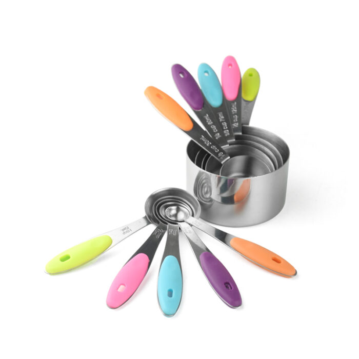 Measuring Scoop Measuring Cup Set, Stainless Steel, Dual Scale, Bpa Free, SY-116 - Image 2