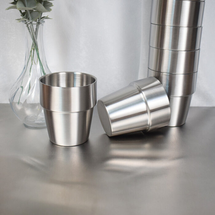 Insulated Double Walled Cup of Coffee Tea, Stainless Steel, 1CP2393 - Image 4