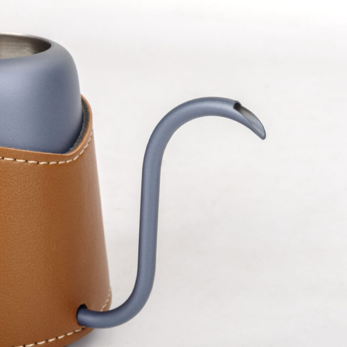 Travel Handleless Hand Drip Coffe Kettle, Stainless Steel, Leather Sleeve, 1CP2394 - Image 5
