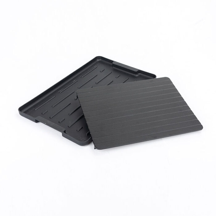 Defrosting Tray Thawing Plate Board With Plastics Drip Tray, Aluminium DP008 - Image 3