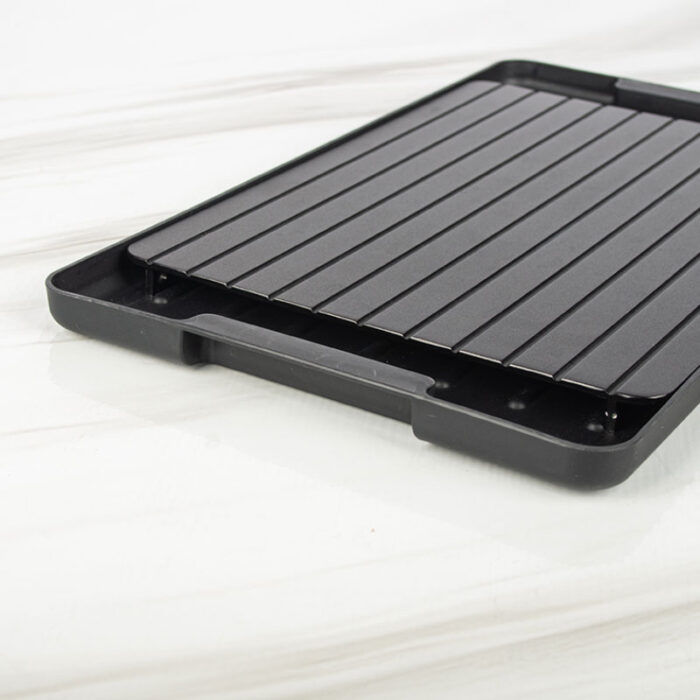 Defrosting Tray Thawing Plate Board With Plastics Drip Tray, Aluminium DP008 - Image 5