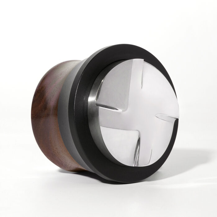 Gravity Adaptive Espresso Coffee Distributor, with Walnut Handle, 51/53/58mm, ECT10 - Image 6
