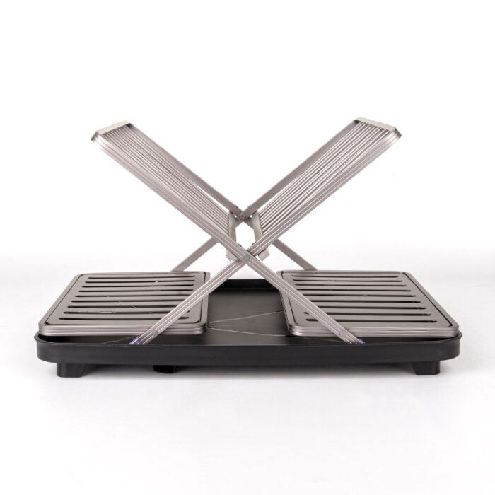 Aluminum Folding Dish Drying Rack, Drainboard with Drainpipe, SR1106 - Image 5