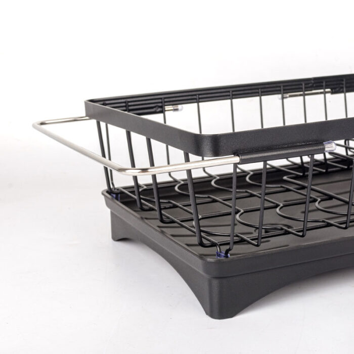 Dual-Use Telescopic Bracket Dish Drying Rack in Sink, Drainboard With Drainpipe, SR1107 - Image 6