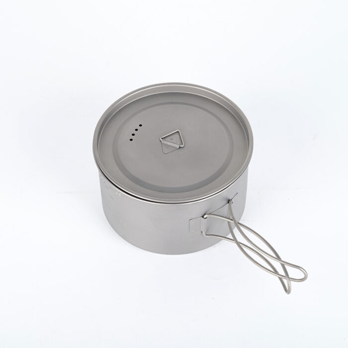 Portable Camping Multi Compact Titanium Cookware Set 1HP2142 - Image 5