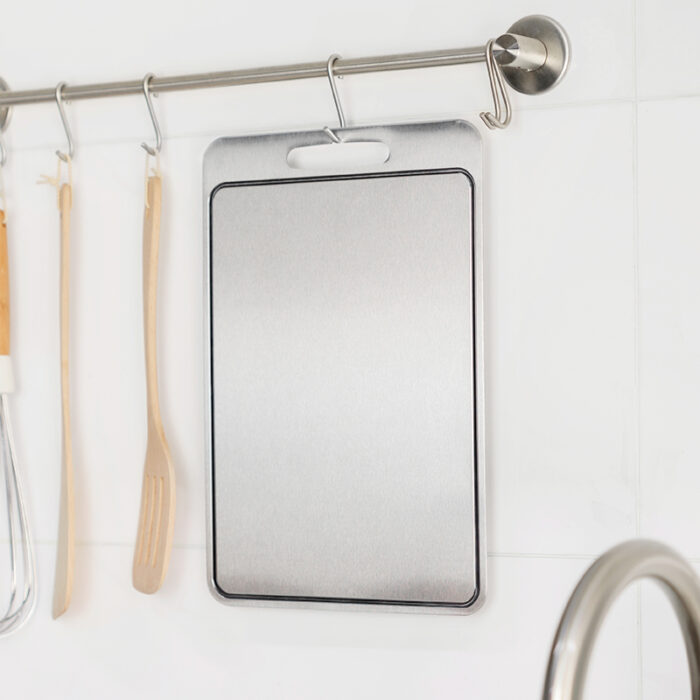 304 Stainless Steel Cutting Board with Grooved, Preventing Spills, 1KP2246 - Image 6