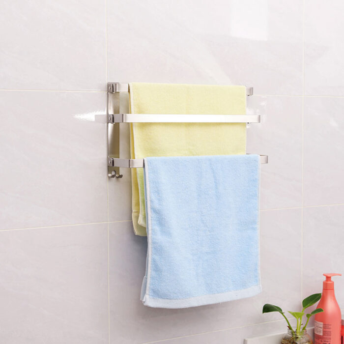 Wall Mounted Stainless Steel Towel Racks, 2/3 Tiers, Folding, BR95606,BR95607缩略图 Wall Mounted Stainless Steel Towel Racks, 2/3 Tiers, Folding, BR95606,BR95607缩略图