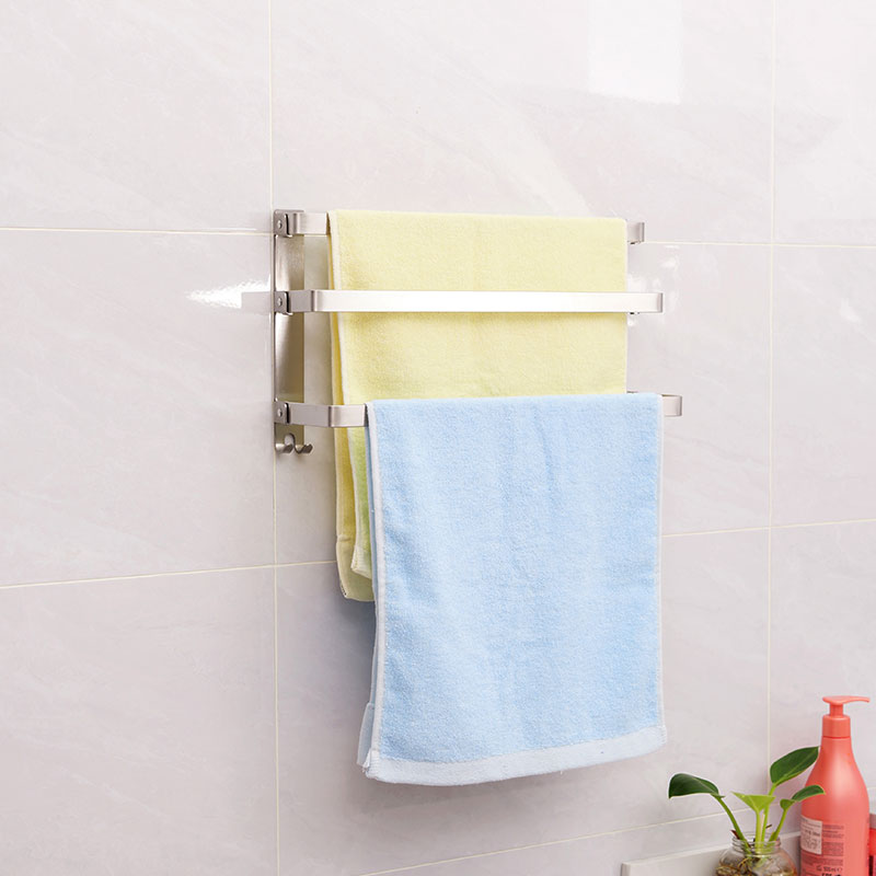 Wall Mounted Stainless Steel Towel Racks, 2/3 Tiers, Folding, BR95606,BR95607