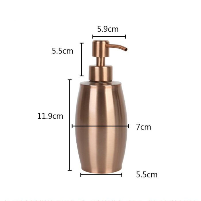 Soap Dispenser with Stainless Steel Pump,350ml, Countertop, 1BP2518 - Image 7