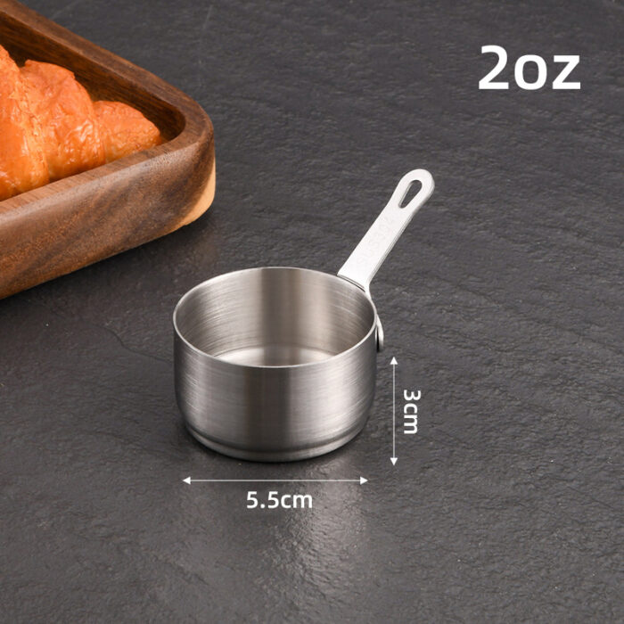 Stainless Steel Dipping Sauce Cups Set with Long Handle, 2/2.7/3.4oc, 1HP2158 - Image 5
