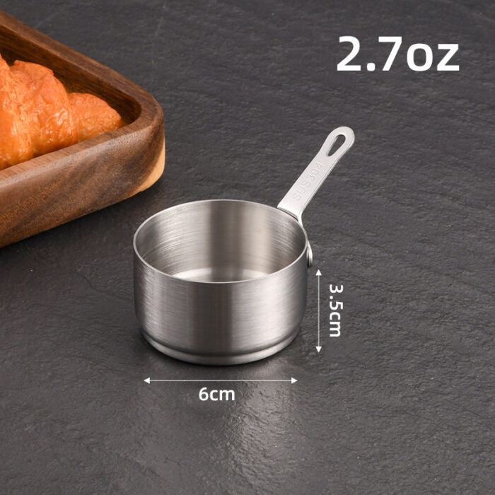 Stainless Steel Dipping Sauce Cups Set with Long Handle, 2/2.7/3.4oc, 1HP2158 - Image 6
