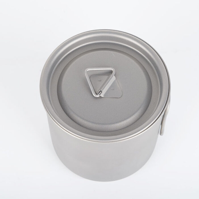 Titanium Coffee Mug with Lid and Foldable Handle, 500/600ml, Outdoors, 1CP2410 - Image 4