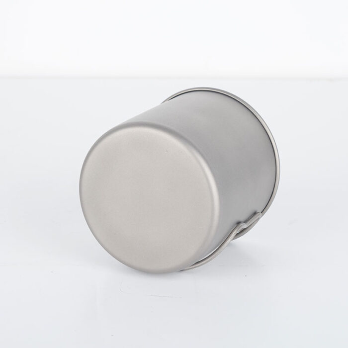 Titanium Coffee Mug with Lid and Foldable Handle, 500/600ml, Outdoors, 1CP2410 - Image 5