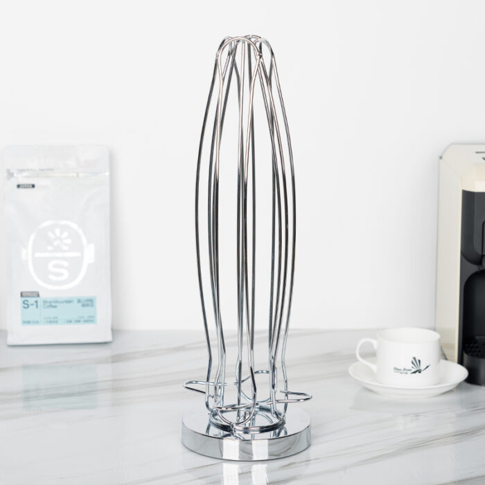 Coffee Capsule Storage Rack with Nespresso OriginalLine, Metal, Counter, 40pcs CH6003 - Image 8
