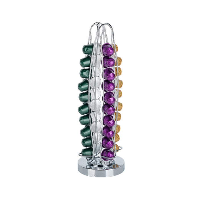 Coffee Capsule Storage Rack with Nespresso OriginalLine, Metal, Counter, 40pcs CH6003 - Image 2