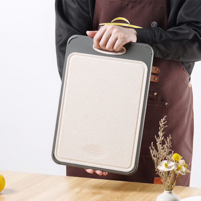 304 Stainless Steel and PP Double-sided Chopping Board, Non-slip, DP001 - Image 8