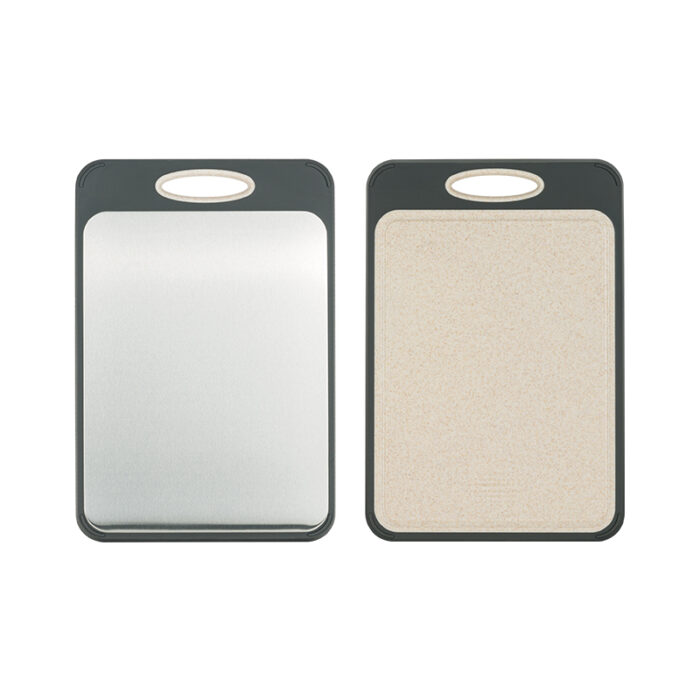 304 Stainless Steel and PP Double-sided Chopping Board, Non-slip, DP001 - Image 3