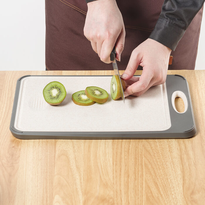 304 Stainless Steel and PP Double-sided Chopping Board, Non-slip, DP001 - Image 7