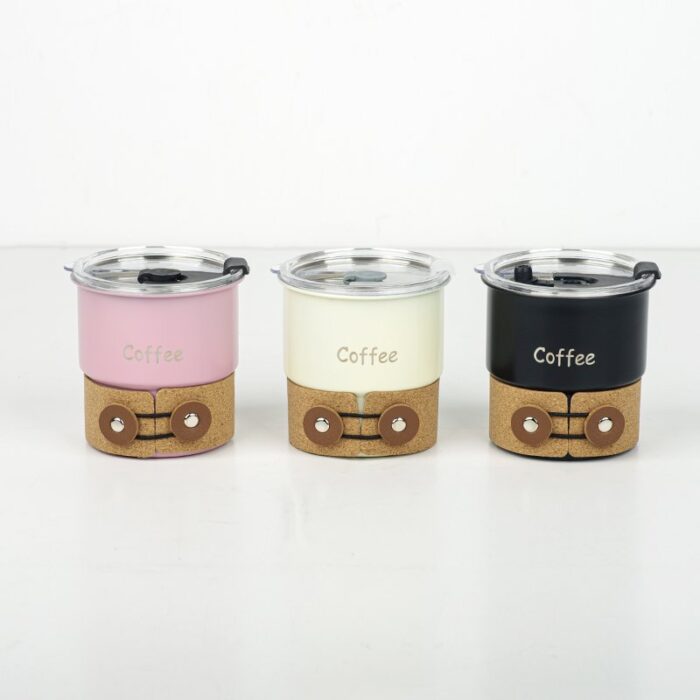 Car Tumblers Coffee Mug With Lid and Straw, Camping, Stainless Steel, 1CP2410 - Image 4