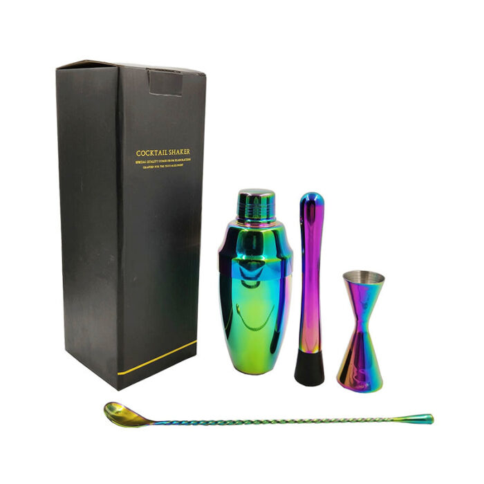 4 Piece Cocktail Shaker Set Wine Mixer, Stainless Stainless, 500ml, 1DV2116缩略图 4 Piece Cocktail Shaker Set Wine Mixer, Stainless Stainless, 500ml, 1DV2116缩略图