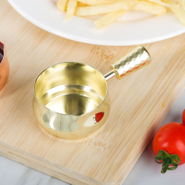 Luxury Sauce Cups with Handle, Stainless Steel, Multicolor, 1HP2157 - Image 9