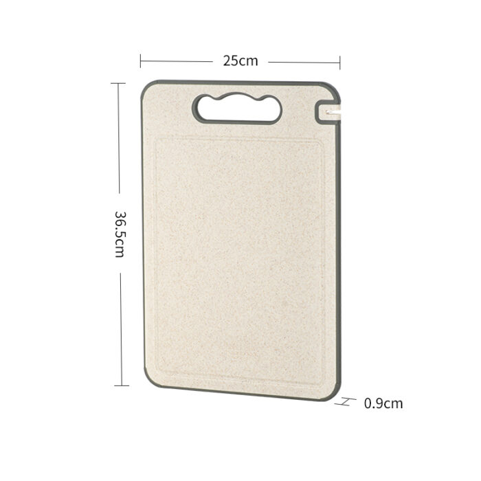 Titanium and Wheat Straw PP Double Sided Chopping Board with Knife Sharpener 1KP2251 - Image 6
