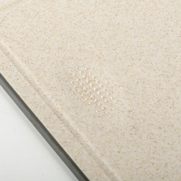 Titanium and Wheat Straw PP Double Sided Chopping Board with Knife Sharpener 1KP2251 - Image 5