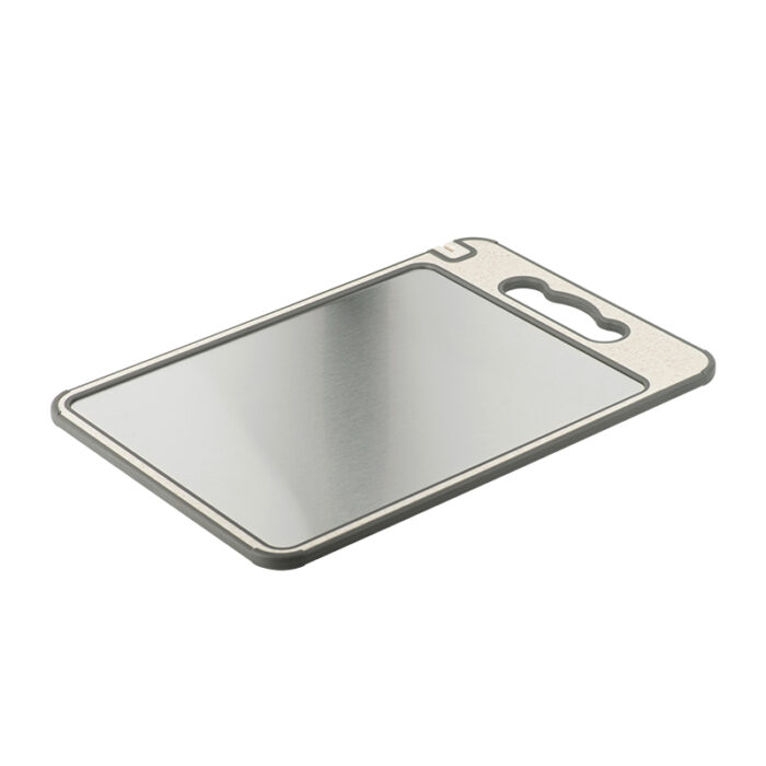 Titanium and Wheat Straw PP Double Sided Chopping Board with Knife Sharpener 1KP2251 - Image 3