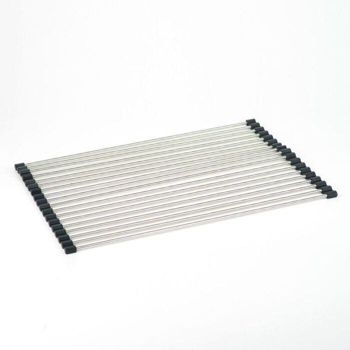 Roll Up Dish Drying Rack Over Sink, Stainless Steel, Foldable, OSR101 - Image 3