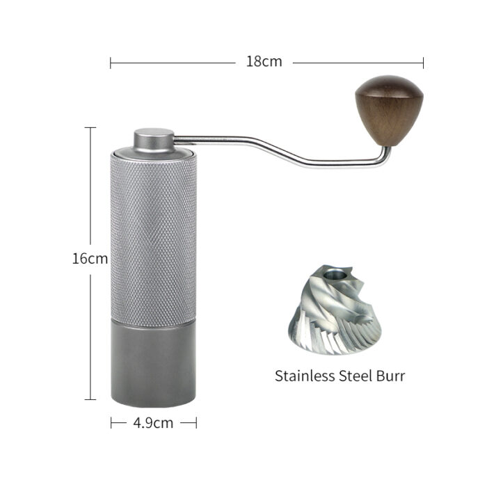 Manual Coffee Grinder with Stainless Steel Burr, Internal Adjustable Setting, MCG122 - Image 4