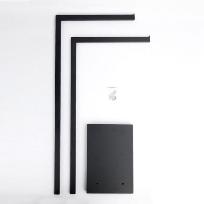 Bathroom Floor Towel Holder Standing Towel Rack, 2 Tiers, Metal, PH623 - Image 4