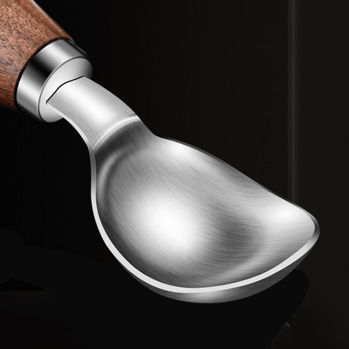 Stainless Steel Melon Baller Ice Cream Scoop with Walnut Handle 1HP2174 - Image 6