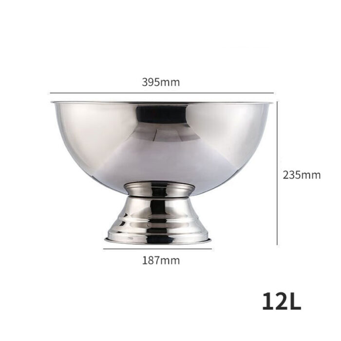 Large Beverage Tub champagne Beer Bucket, Stainless Steel, 12L, IB2103 - Image 5