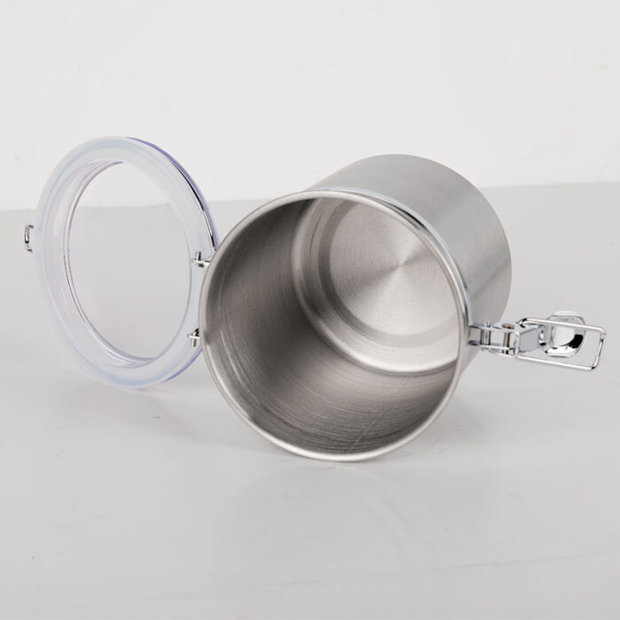 Stainless Steel Food Storage Containers Set for Sugar Flour Tea Coffee S517-2 - Image 8