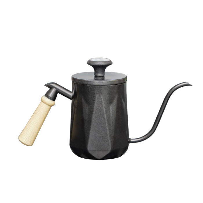 Customisable Stainless Steel Gooseneck Kettle Wood Handle Coffee Kettle 1CP2416 - Image 2