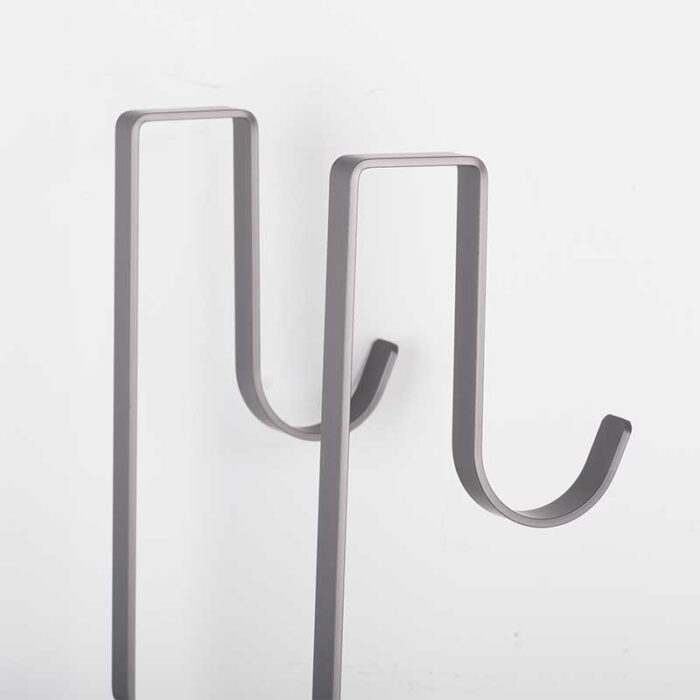 Over Door Bathroom Shower Caddy with Diatomite, 2 Tiers, Aluminium, BR540 - Image 5
