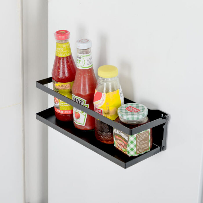 Folding Kitchen Seasoning Organizer Magnetic Spice Rack for Refrigerator MHK1013 - Image 6