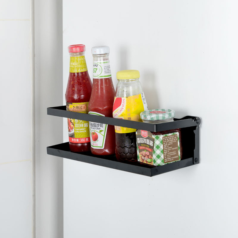 Folding Kitchen Seasoning Organizer Magnetic Spice Rack for Refrigerator MHK1013