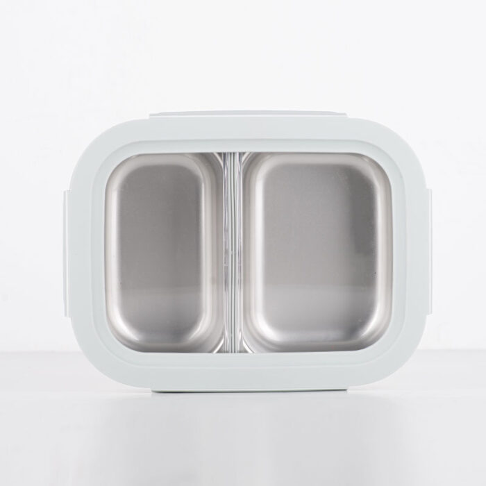Bento Box Lunch Containers with 2 Compartments, Stainless Steel 1HP2178 - Image 6