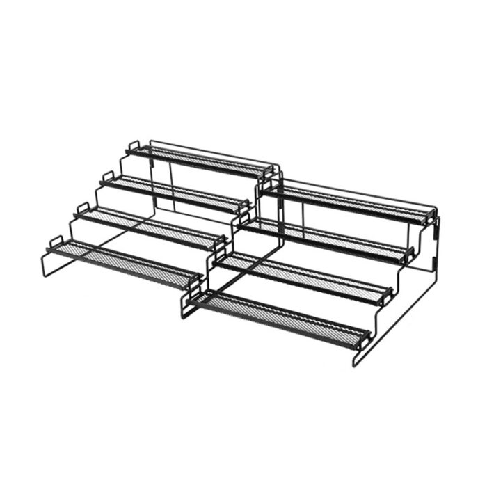 3 Tier Spice Rack Organizer for Cabinet, Expandable, Metal, 1KP2279 - Image 2