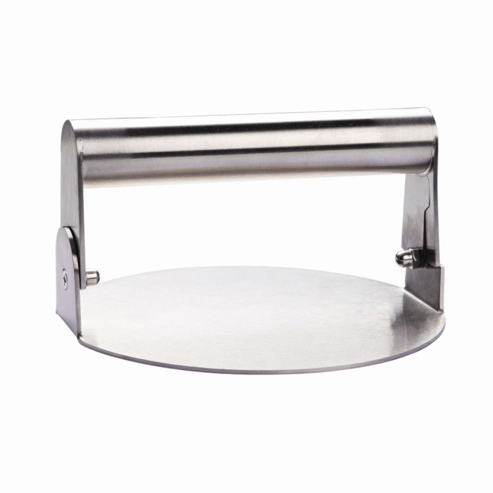 Stainless Steel Burger Press, Folding Handle, 1KP2280 - Image 5