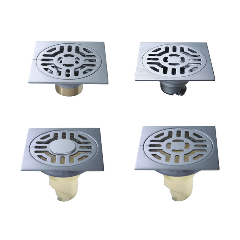 Tile Insert Shower Drainer with Removable Strainer Cover, Stainless Steel 304, SD03