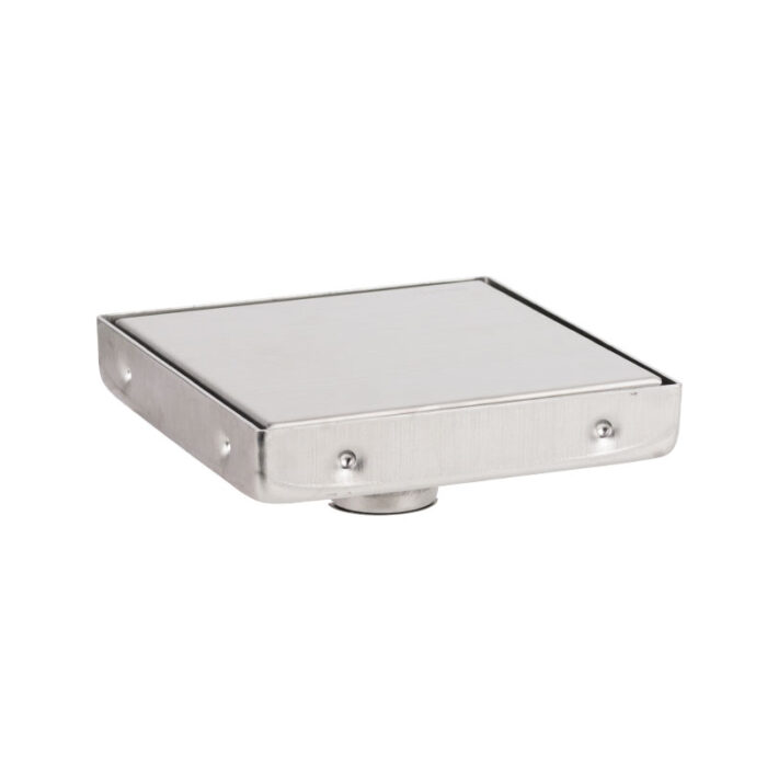 Square Shower Floor Drain with Tile Insert Grate, Stainless Steel, FD04缩略图