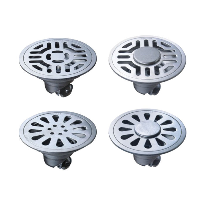 Tile Insert Shower Drainer with Removable Strainer Cover, Stainless Steel 304, FD01-1缩略图