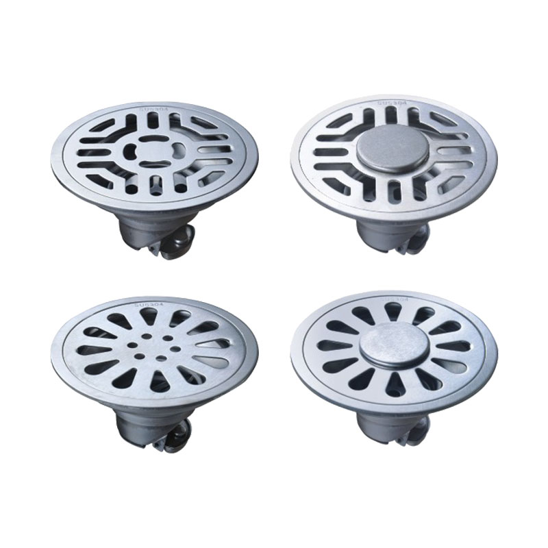 Tile Insert Shower Drainer with Removable Strainer Cover, Stainless Steel 304, FD01-1