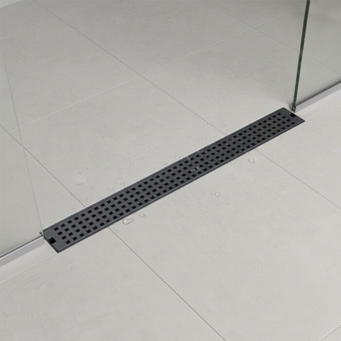 Shower Drain Stainless Steel for Bathroom, Linear, Rectangular FD09缩略图